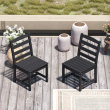 HDPE All-Weather Patio Dining Chair (Set of 2)! (NEW IN BOX)