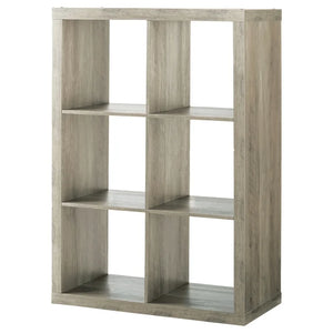 Better Homes & Gardens 6 Cube Storage Organizer, Rustic Gray!! NEW IN BOX!