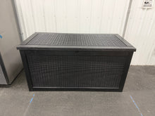 Castora 350 Gallon Resin Lockable Deck Box! (BRAND NEW - ASSEMBLED - MINOR DAMAGE TO PLASTIC) - WE DO NOT SHIP!