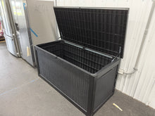 Castora 350 Gallon Resin Lockable Deck Box! (BRAND NEW - ASSEMBLED - MINOR DAMAGE TO PLASTIC) - WE DO NOT SHIP!