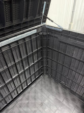 Castora 350 Gallon Resin Lockable Deck Box! (BRAND NEW - ASSEMBLED - MINOR DAMAGE TO PLASTIC) - WE DO NOT SHIP!