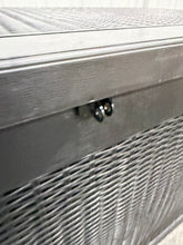 Castora 350 Gallon Resin Lockable Deck Box! (BRAND NEW - ASSEMBLED - MINOR DAMAGE TO PLASTIC) - WE DO NOT SHIP!