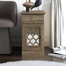 Korbin 1-Door End Table with Drawer! (BRAND NEW IN THE BOX) - (WE DO NOT SHIP)