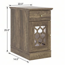 Korbin 1-Door End Table with Drawer! (BRAND NEW IN THE BOX) - (WE DO NOT SHIP)