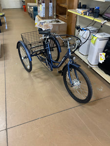 Viribus 24" Electric Tricycle for Adult 250W Electric Trike with 36V 13Ah Battery UL 2271 Blue! (NEW & ASSEMBLED)