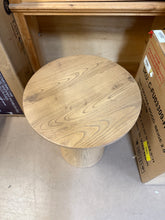 Wooden Round Pedestal Accent Side Table - Hearth & Hand™ with Magnolia! (NEW)