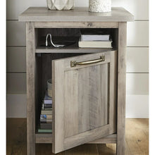 Better Homes & Gardens Modern Farmhouse Side Table with USB, Rustic Gray! (NEW IN BOX)