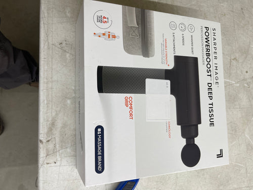 Sharper Image Powerboost Deep Tissue Percussion Massager- new