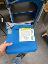 Ozark Trail 3-Shelf Collapsible Cabinet with Table Top, Blue, 23"L x 19"W! (NEW OUT OF BOX - MINOR CRACK ON TOP TABLE!)