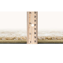 My Texas House Estelle 5'3" x 7' Gold White Floral Indoor Area Rug! (NEW)