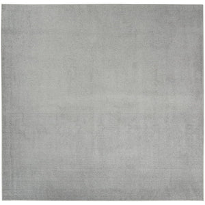 Nourison Essentials Indoor/Outdoor Silver Grey 9' x SQUARE Area Rug, (9 Square)! (NEW)