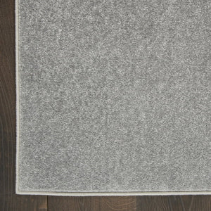 Nourison Essentials Indoor/Outdoor Silver Grey 9' x SQUARE Area Rug, (9 Square)! (NEW)