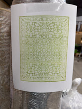 My Texas House Estelle 5'3" x 7' Gold White Floral Indoor Area Rug! (NEW)