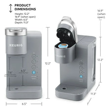 Keurig K-Express Essentials Plus, Iced and Hot Single-Serve K-Cup Pod Coffee Maker, Gray! (NEW IN BOX)