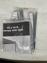 10 x 10 Weekender Canopy with Wind Vent & Shade Wall from Embark- new