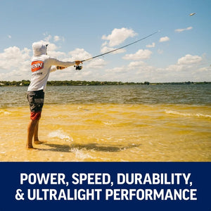 PENN Pursuit® IV Combo, 10' Heavy Fishing Rod, 8000 Size Reel! (NEW)