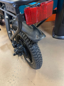 Jetson Axle 12” Foldable Step Over Electric Bike, Black!! Used - brand new tires- missing kickstand - works great!