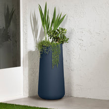 South Shore Dalya Tall Outdoor Pot Planter in Blue, 15.75 in. x 15.75 in. x 32 in.

NEW!