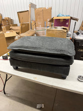 Charcoal grey ottoman - brand new