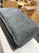Charcoal grey ottoman - brand new