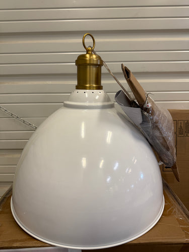 Large Metal Dome Pendant Light! (NEW OUT OF BOX)