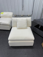 Cream Armless Accent Chair! (NEW)
