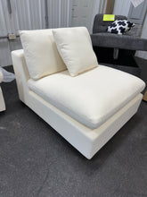 Cream Armless Accent Chair! (NEW)