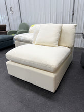 Cream Armless Accent Chair! (NEW)