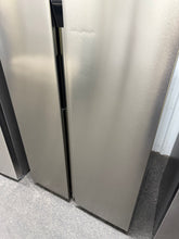 Frigidaire 21.4-cu ft Counter-Depth Side-by-Side Refrigerator ( Fingerprint-Resistant Stainless Look )!! BRAND NEW (MINOR TAPE RESIDUE ON DOOR & MINOR DENTS)!!
