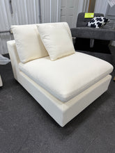 Cream Armless Accent Chair! (NEW)