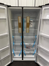 Frigidaire 21.4-cu ft Counter-Depth Side-by-Side Refrigerator ( Fingerprint-Resistant Stainless Look )!! BRAND NEW (MINOR TAPE RESIDUE ON DOOR & MINOR DENTS)!!