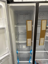 Frigidaire 21.4-cu ft Counter-Depth Side-by-Side Refrigerator ( Fingerprint-Resistant Stainless Look )!! BRAND NEW (MINOR TAPE RESIDUE ON DOOR & MINOR DENTS)!!