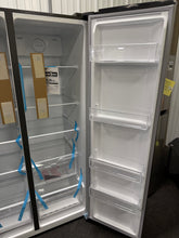 Frigidaire 21.4-cu ft Counter-Depth Side-by-Side Refrigerator ( Fingerprint-Resistant Stainless Look )!! BRAND NEW (MINOR TAPE RESIDUE ON DOOR & MINOR DENTS)!!