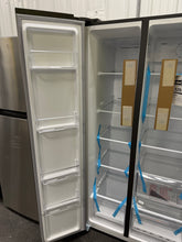 Frigidaire 21.4-cu ft Counter-Depth Side-by-Side Refrigerator ( Fingerprint-Resistant Stainless Look )!! BRAND NEW (MINOR TAPE RESIDUE ON DOOR & MINOR DENTS)!!