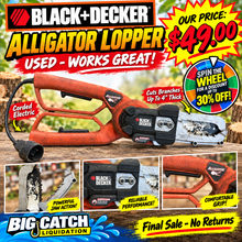 BLACK+DECKER ALLIGATOR LOPPER ELECTRIC CHAINSAW! (USED – WORKS GREAT!)