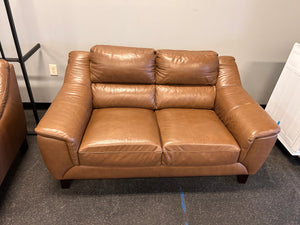 Teramo 2-Piece Leather Sofa and Loveseat Set!! MAJOR DEPARTMENT STORE RETURN!!