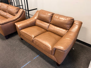 Teramo 2-Piece Leather Sofa and Loveseat Set!! MAJOR DEPARTMENT STORE RETURN!!
