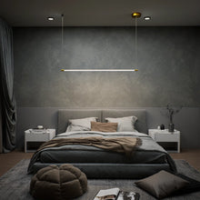 Modern minimalist doesn't have to mean boring and bland. Featuring a geometric shape of a simple rod, the LED pendant new