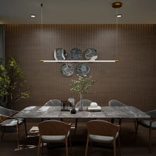 Modern minimalist doesn't have to mean boring and bland. Featuring a geometric shape of a simple rod, the LED pendant new