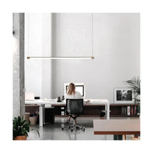 Modern minimalist doesn't have to mean boring and bland. Featuring a geometric shape of a simple rod, the LED pendant new
