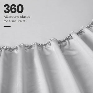 Superior Egyptian Cotton Deep Pocket 1000 TC Sheet Set, Queen, Platinum! (NEW)