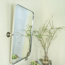 20” x 30” PIVOTING METAL-FRAME BATHROOM VANITY MIRROR! (BRAND NEW OUT OF BOX!)