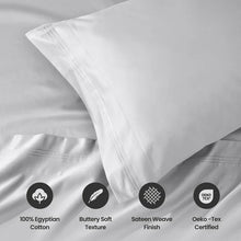 Superior Egyptian Cotton Deep Pocket 1000 TC Sheet Set, Queen, Platinum! (NEW)