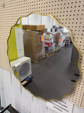 36” Wavy Round Wall Mirror (BRAND NEW)