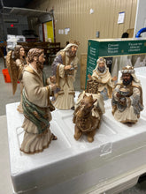Kirkland Signature Nativity Set, 13-piece!! NEW IN BOX(ONE PIECE WAS DAMAGED IN SHIPPING WE FIXED OURSELVES, ALSO MISSING A STAFF)!!