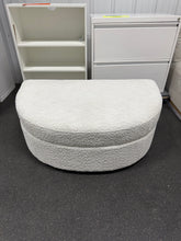Holley Half Moon Storage Ottoman! (NEW)