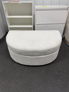 Holley Half Moon Storage Ottoman! (NEW)