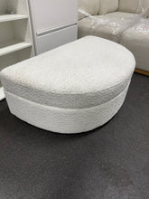 Holley Half Moon Storage Ottoman! (NEW)