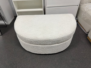 Holley Half Moon Storage Ottoman! (NEW)