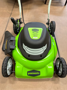 Greenworks 18" Corded Electric 12 Amp Push Lawn Mower! (USED - WORKS GREAT!)